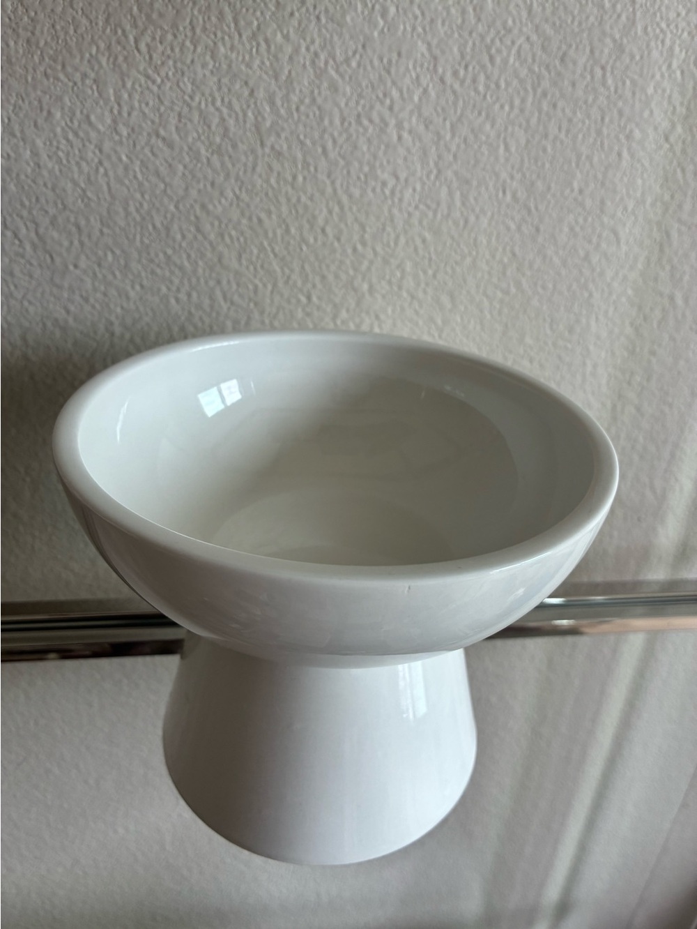 Modern Reversible Ceramic Decorative Bowl / Pet Feeder